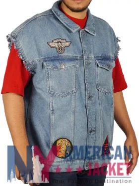 Joe Keery Stranger Denim Things Dio Vest