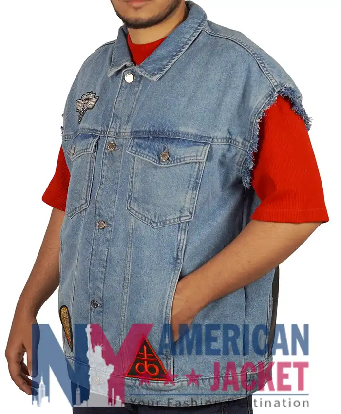 Joe Keery Stranger Things Dio Denim Vest