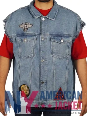 Joe Keery Things Stranger Denim Dio Vest