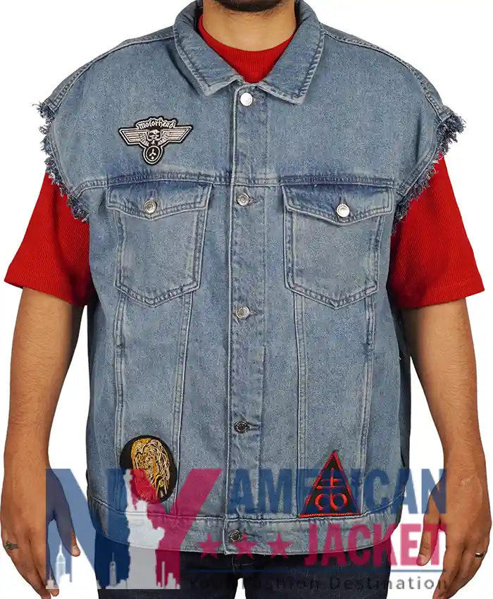 Joe Keery Things Stranger Denim Dio Vest