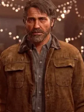 Joel The Brown Leather Last of Us Jacket