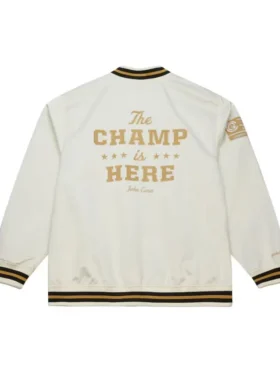 John Cena WWE Sublimated Bomber Satin Jacket