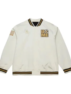 John Cena WWE Sublimated Satin Bomber Jacket