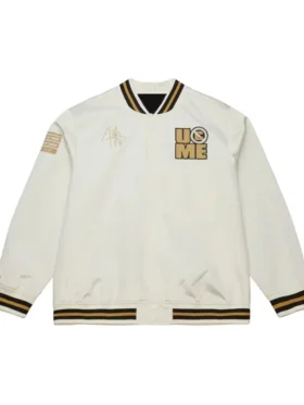 John Cena WWE Sublimated Satin Bomber Jacket