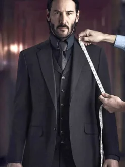 John Wick Keanu Reeves Three Piece Suit