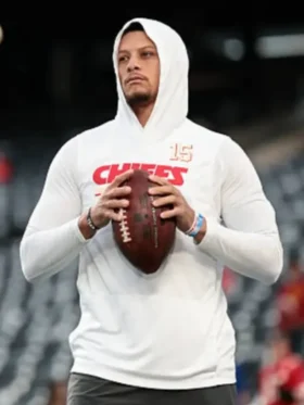 Kansas City Chiefs Patrick Mahomes White Hoodie
