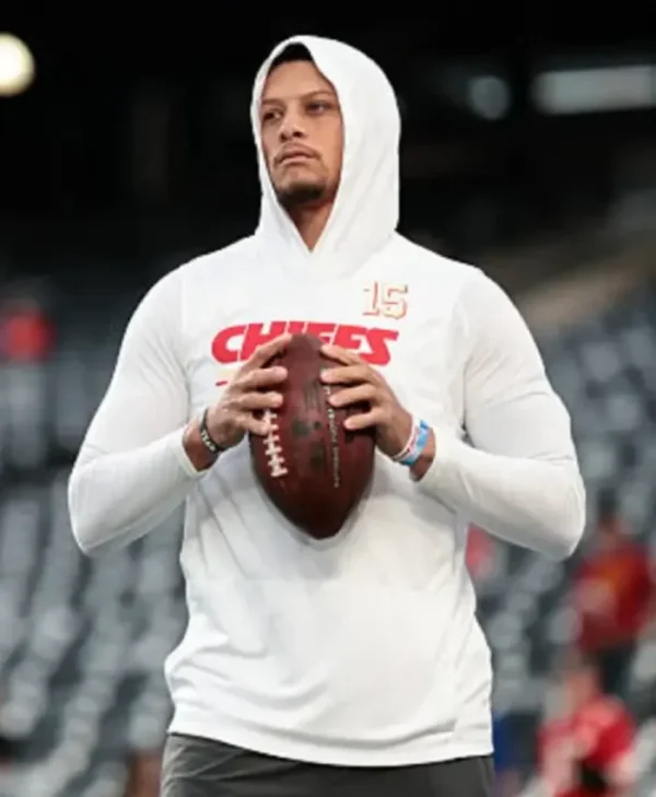 Kansas City Chiefs Patrick Mahomes White Hoodie