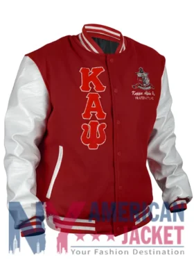 Kappa Alpha Psi Red And White Varsity Jacket