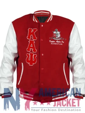 Kappa Alpha Psi Varsity Red And White Jacket