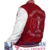 Kappa Alpha Varsity Psi Red And White Jacket