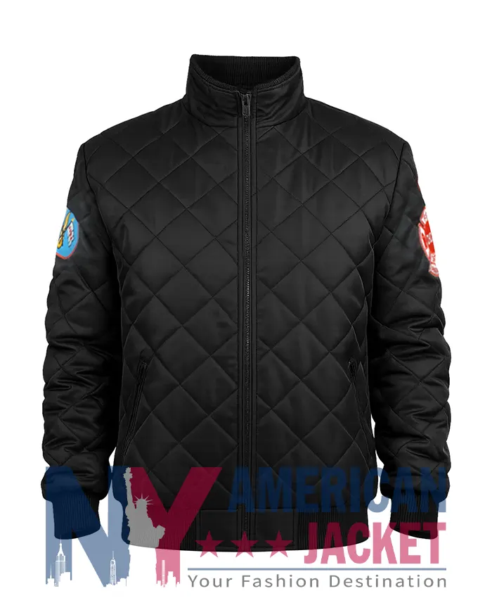 Kara Black Killmer Chicago Fire Bomber Jacket