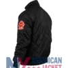 Kara Killmer Black Fire Chicago Bomber Jacket