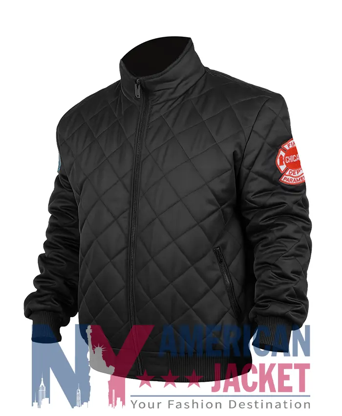 Kara Killmer Chicago Fire Bomber Black Jacket
