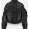 Kendrick Lamar Cards Black Leather Jacket