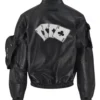 Kendrick Lamar Cards Leather Black Jacket