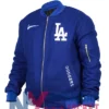 LA Dodgers Royal Dugout Collection Bomber Jacket