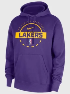 Lakers Nike 2025-26 Practice Authentic Club Hoodie