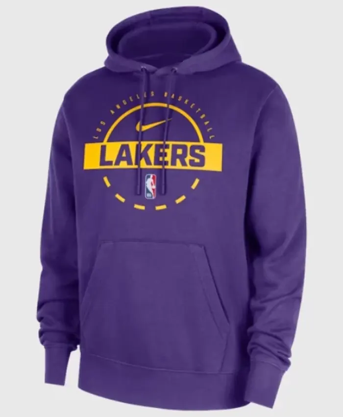 Lakers Nike 2025-26 Practice Authentic Club Hoodie