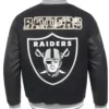 Las Vegas Raiders Wool-Leather Varsity Prep Jacket