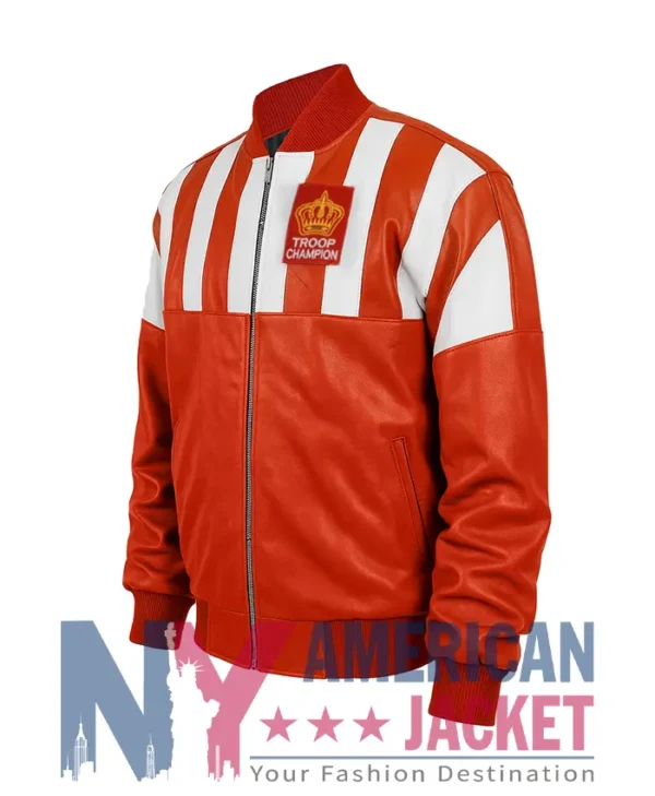 Leather Champion Troop Bomber Jacket