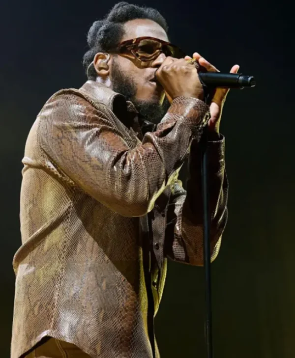 Leon Bridges Budweiser Leather Stage 2025 Jacket