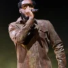 Leon Bridges Budweiser Stage 2025 Leather Jacket