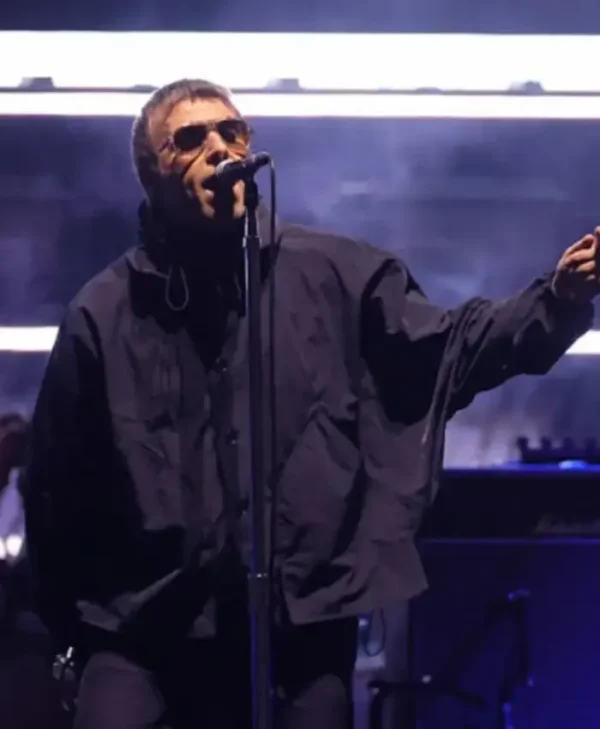 Liam Gallagher Oasis Live ’25 World Tour Black Jacket