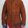 Longmire Robert Taylor Leather Trench Coat