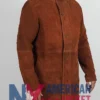 Longmire Robert Taylor Trench Leather Coat