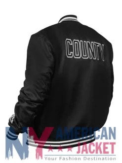 Los Angeles Bomber Dodgers County Black Jacket