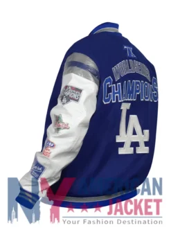 Los Angeles Championship Dodgers Blue Varsity Jacket