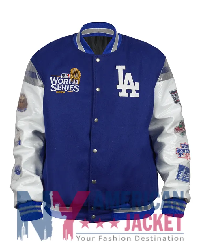 Los Angeles Dodgers Blue Varsity Championship Jacket