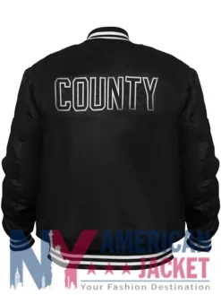 Los Angeles Dodgers County Bomber Black Jacket