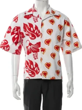 Love Island Games Joey Zauzig Heart Red & White Shirt