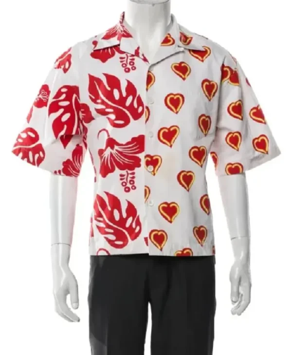 Love Island Games Joey Zauzig Heart Red & White Shirt