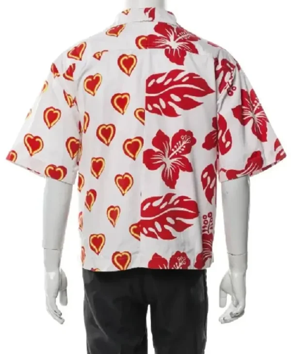 Love Island Games Joey Zauzig Heart Red & White Shirt For Men