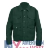 Mackinaw Wool Green Coat