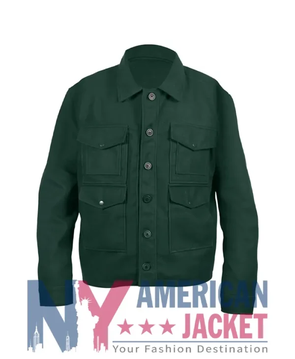Mackinaw Wool Green Coat