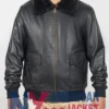 Mark US Shearling Bomber Fur G-1 Flight Jacket