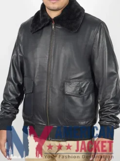 Mark US Shearling Flight Fur G-1 Bomber Jacket
