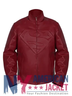 Maroon Superman Smallville Jacket