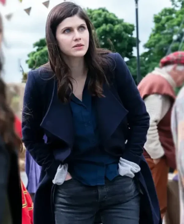 Mayfair Witches S02 Alexandra Daddario Blue Coat