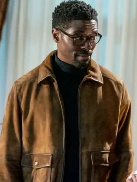 Mayfair Witches S02 Tongayi Chirisa Brown Suede Jacket