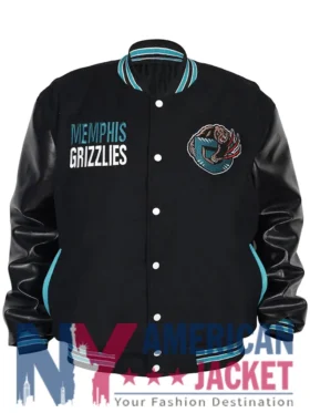 Memphis Grizzlies Black Varsity Wool Jacket