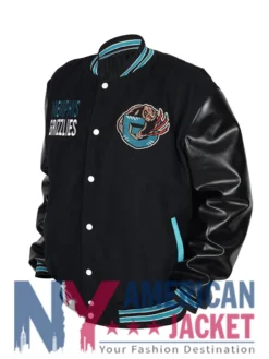 Memphis Grizzlies Black Wool Varsity Jacket