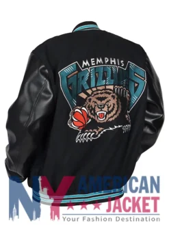 Memphis Grizzlies Wool Black Varsity Jacket