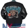 Memphis Wool Grizzlies Black Varsity Jacket