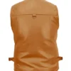 Men’s 10 Pockets Leather Military Vest