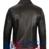 Men’s Dark Brown Leather Cafe Racer Jacket
