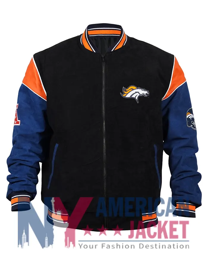 Men’s NFL Broncos Denver Suede Jacket